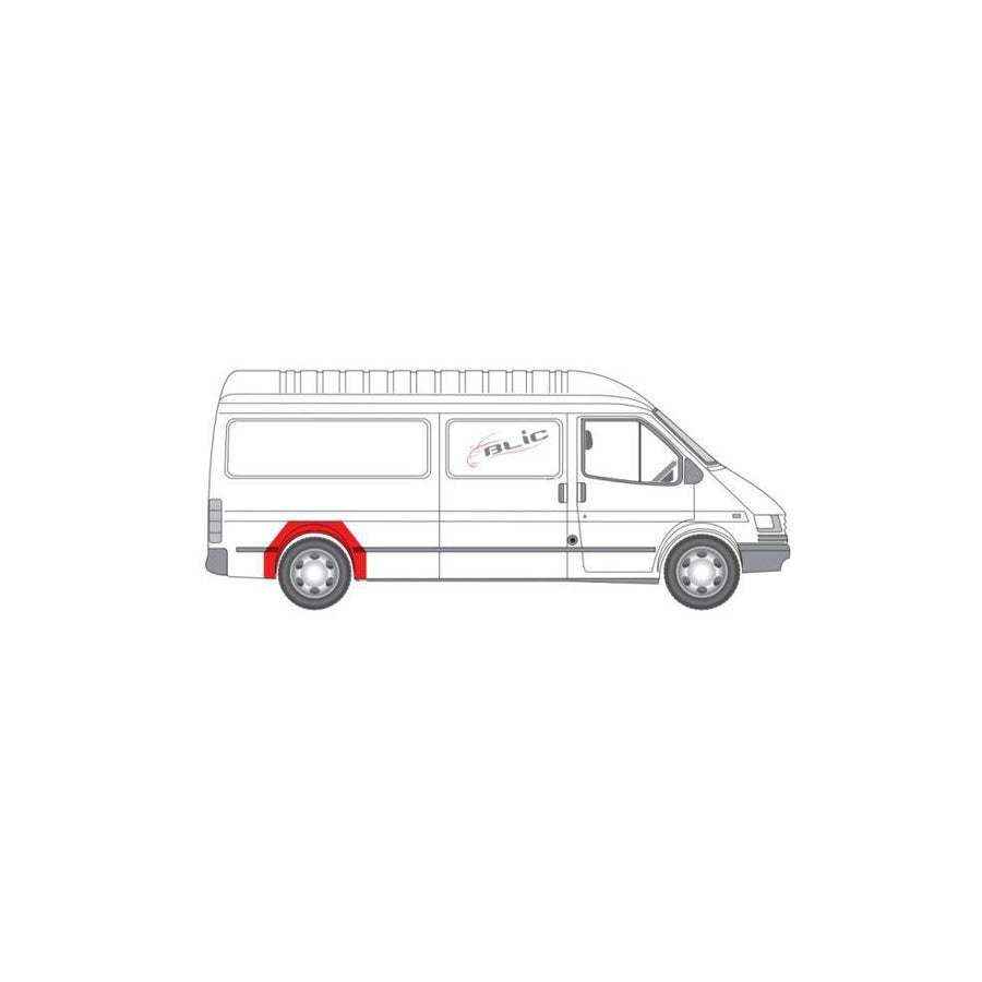 Blic 6504-03-2515598P Wing Fender for Ford Transit