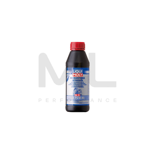 Liqui Moly High PerformanceGear Oil GL3+ SAE 75W 80 500ml
