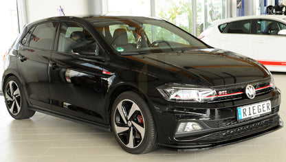 Rieger 00088167 VW Polo AW Front Splitter (Inc. Polo AW GTI) 10 | ML Performance UK Car Parts
