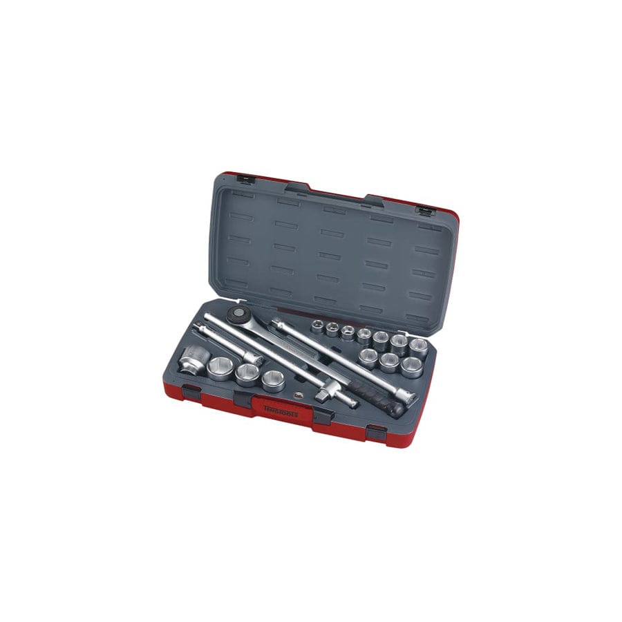 Teng TENT34186 T3418-6 Socket Set of 18 Metric 3/4in Drive