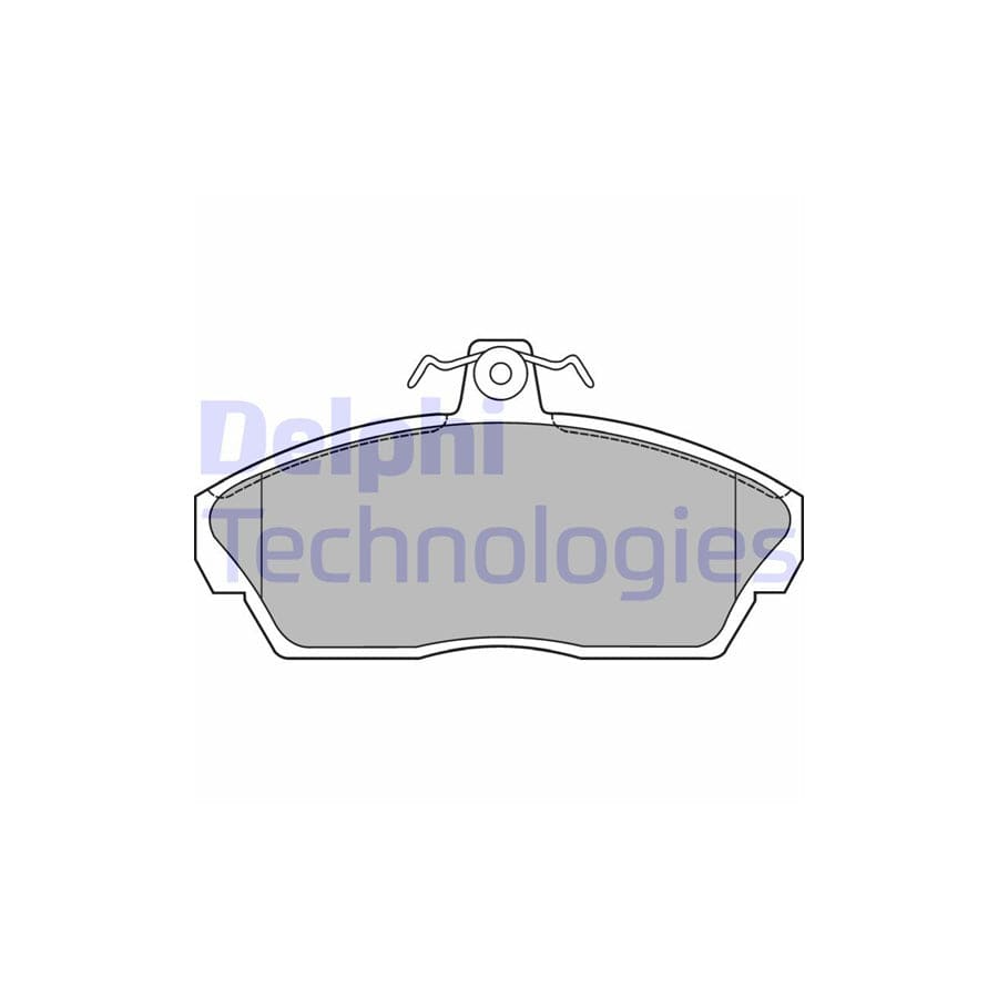 Delphi Lp1450 Brake Pad Set For Land Rover Freelander