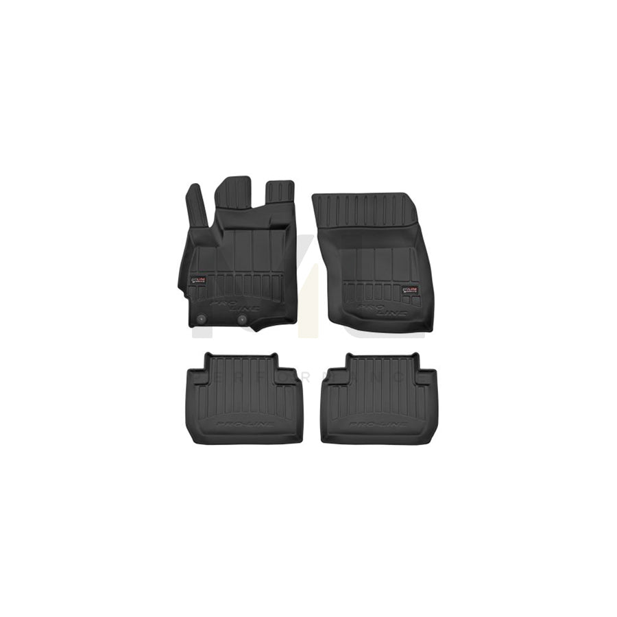 FROGUM Tailored 3D408319 Floor mat set for MITSUBISHI Outlander III Off-Road (GG, GF) Elastomer, Front and Rear, Quantity: 4, Black, (LHD)