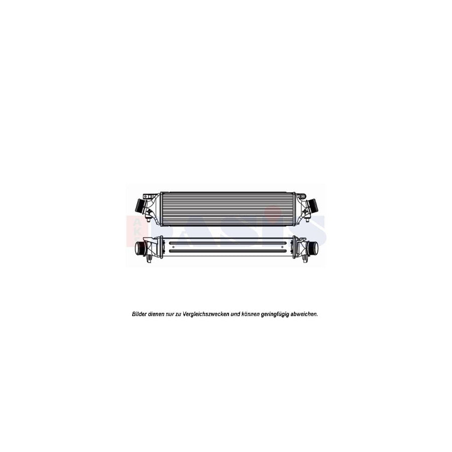 AKS Dasis 017003N Intercooler for Alfa Romeo Giulietta Hatchback (940)