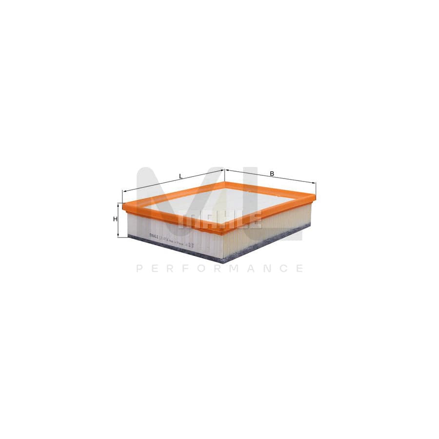 MAHLE ORIGINAL LX 4154 Air Filter Filter Insert | ML Performance Car Parts