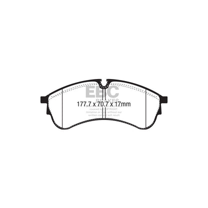 EBC DPX2339 Man VW Ultimax Front Brake Pads - CBI Caliper (Inc. TGE & Crafter CR50) 2 | ML Performance UK Car Parts