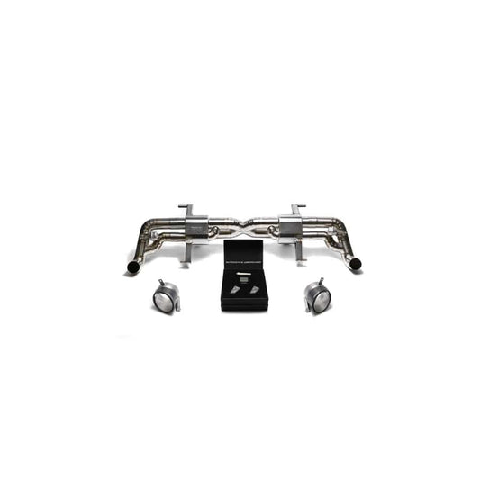 Armytrix AUR82-DC16 Titanium Valvetronic Exhaust System Audi R8 V8 MKI Facelift 2013-2015 with Dual Carbon Fiber 5"