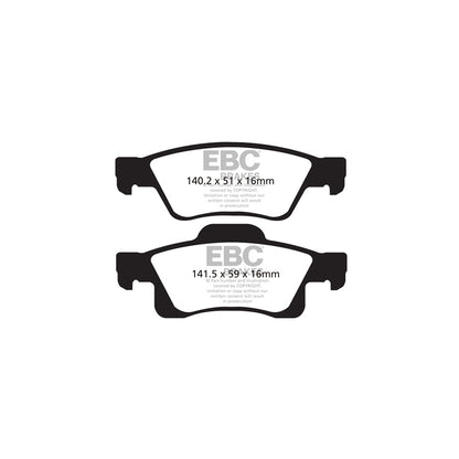 EBC PD40K654 Dodge Jeep Ultimax Pad & Plain Disc Kit - ATE Caliper (Inc. Durango & Grand Cherokee) 3 | ML Performance UK Car Parts
