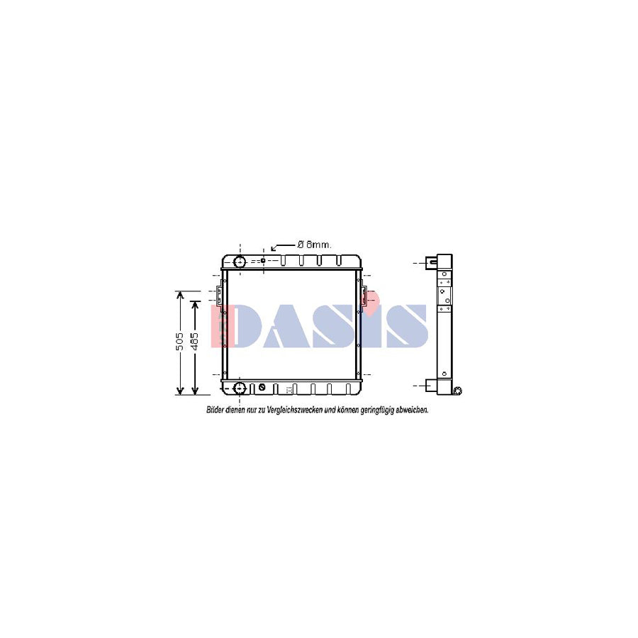 AKS Dasis 090063N Engine Radiator