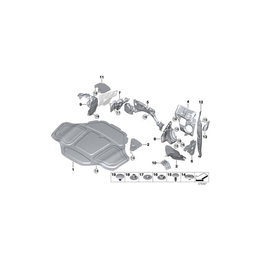Genuine BMW 51767330656 G12 G11 Seal, Side Frame, Right (Inc. M760LiX, ALPINA B7 & 740eX)