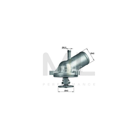 MAHLE ORIGINAL TI 209 87D Engine thermostat Opening Temperature: 87��C, with seal | ML Performance Car Parts