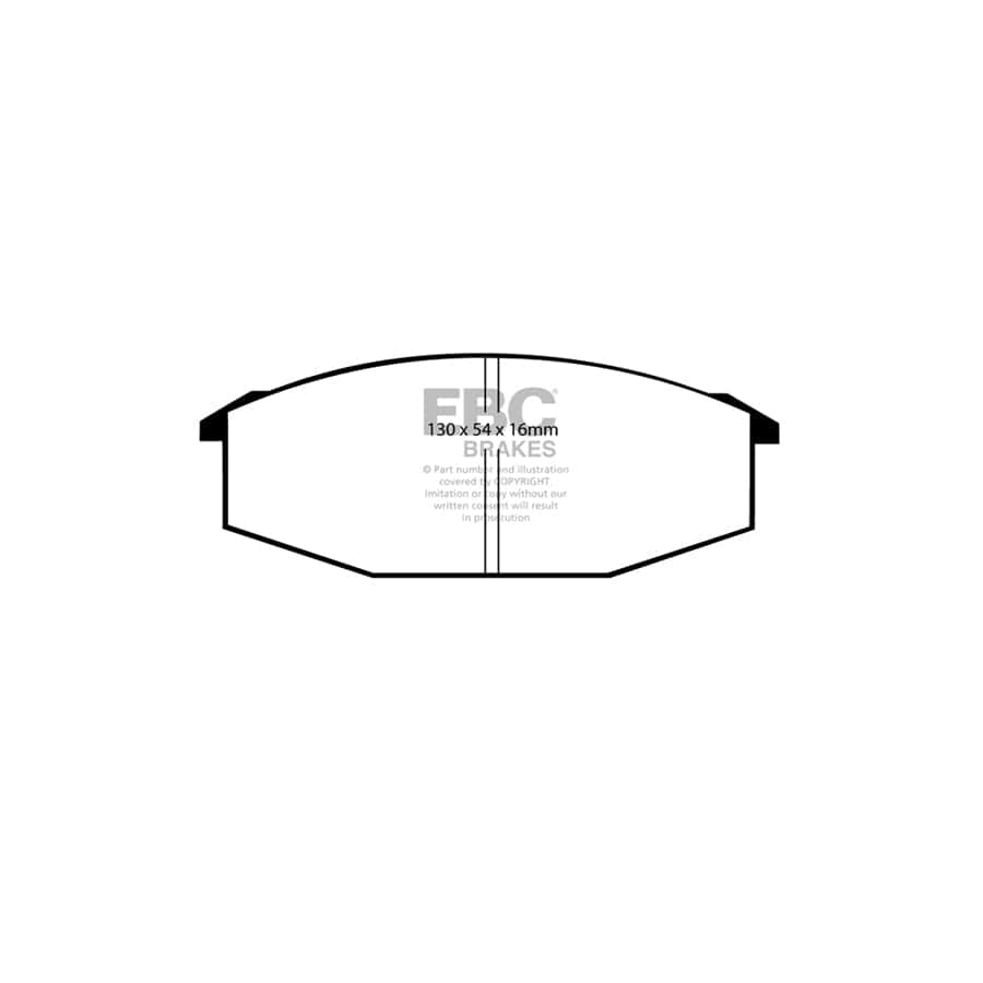 EBC PDKF1470 Nissan Urvan Ultimax Front Brake Pad & Plain Disc Kit 2 | ML Performance UK Car Parts