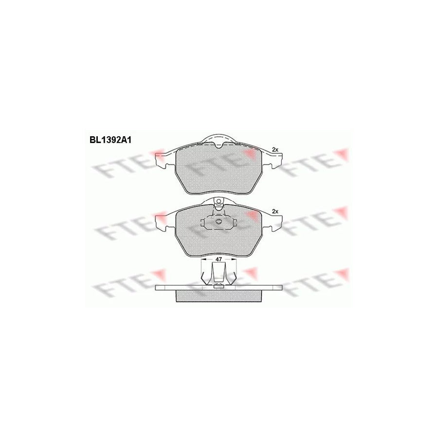 FTE 9010167 Brake Pad Set