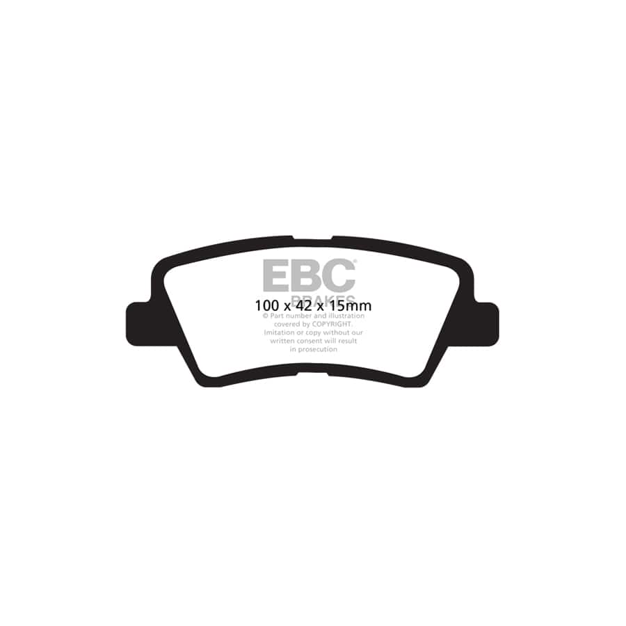 EBC PDKR981 Hyundai Kia Ultimax Rear Brake Pad & Plain Disc Kit 2 | ML Performance UK Car Parts