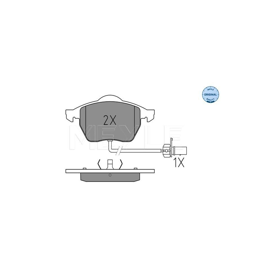 Meyle 025 218 4919/W Brake Pad Set