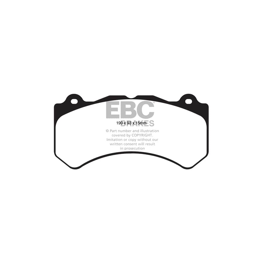 EBC PD12KF335 Cadillac Chevrolet Redstuff Front Brake Pad & GD Disc Kit - Brembo Caliper (Inc. CTS-V & Camaro) 2 | ML Performance UK Car Parts