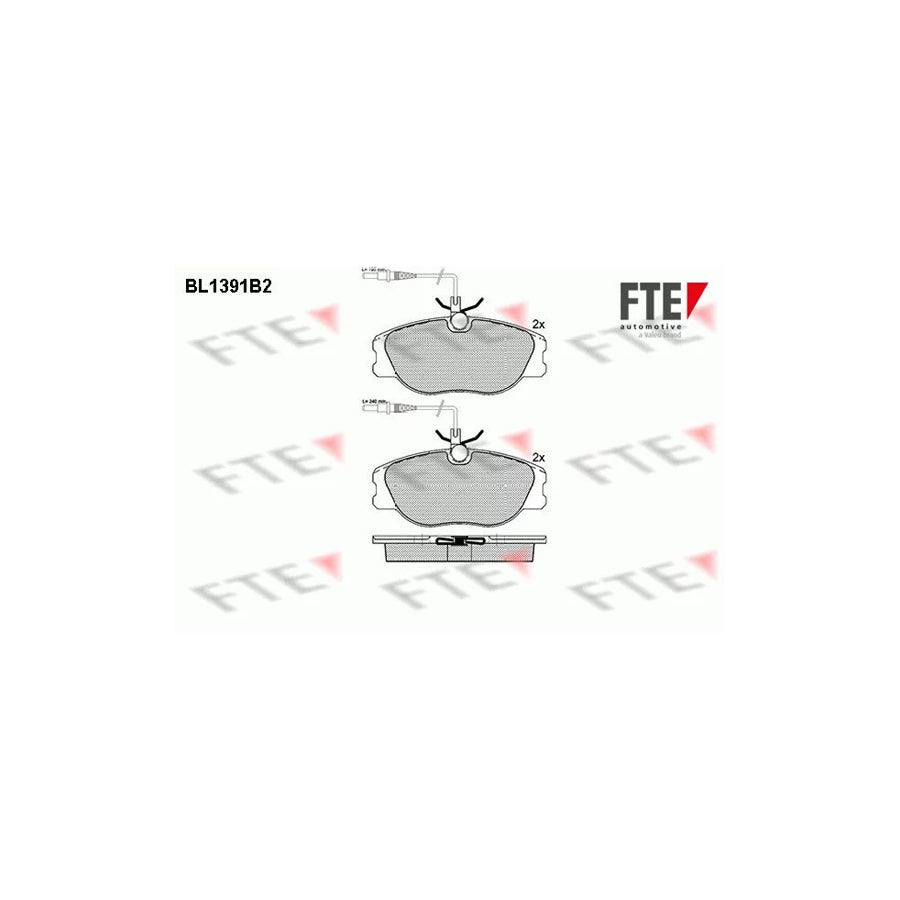 FTE 9010166 Brake Pad Set