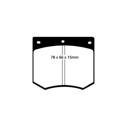 EBC PD01KF1513 Triumph TVR Greenstuff Front Brake Pad & Plain Disc Kit  2 | ML Performance UK Car Parts