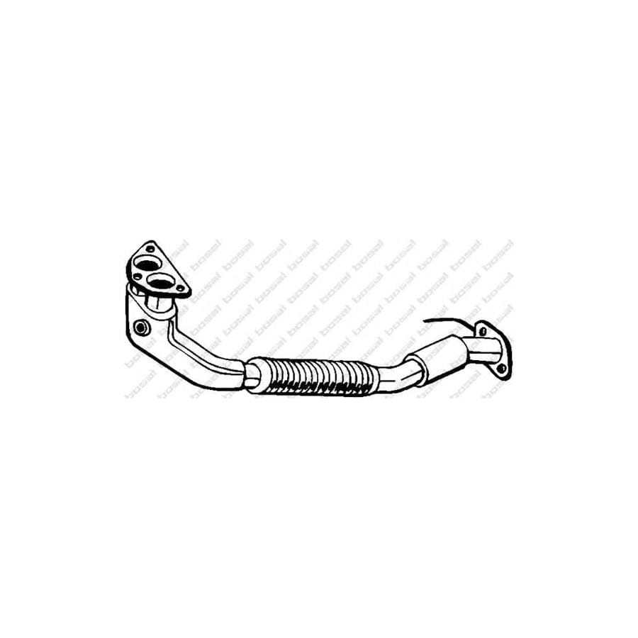 Bosal 836-273 Exhaust Pipe for Fiat Punto I Hatchback (176)