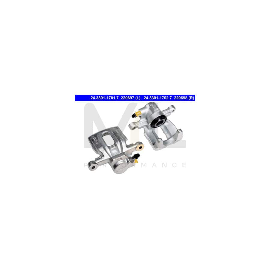 ATE 24.3301-1702.7 Brake Caliper suitable for MERCEDES-BENZ Vaneo (W414) without holder