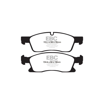 EBC PD40K654 Dodge Jeep Ultimax Pad & Plain Disc Kit - ATE Caliper (Inc. Durango & Grand Cherokee) 2 | ML Performance UK Car Parts