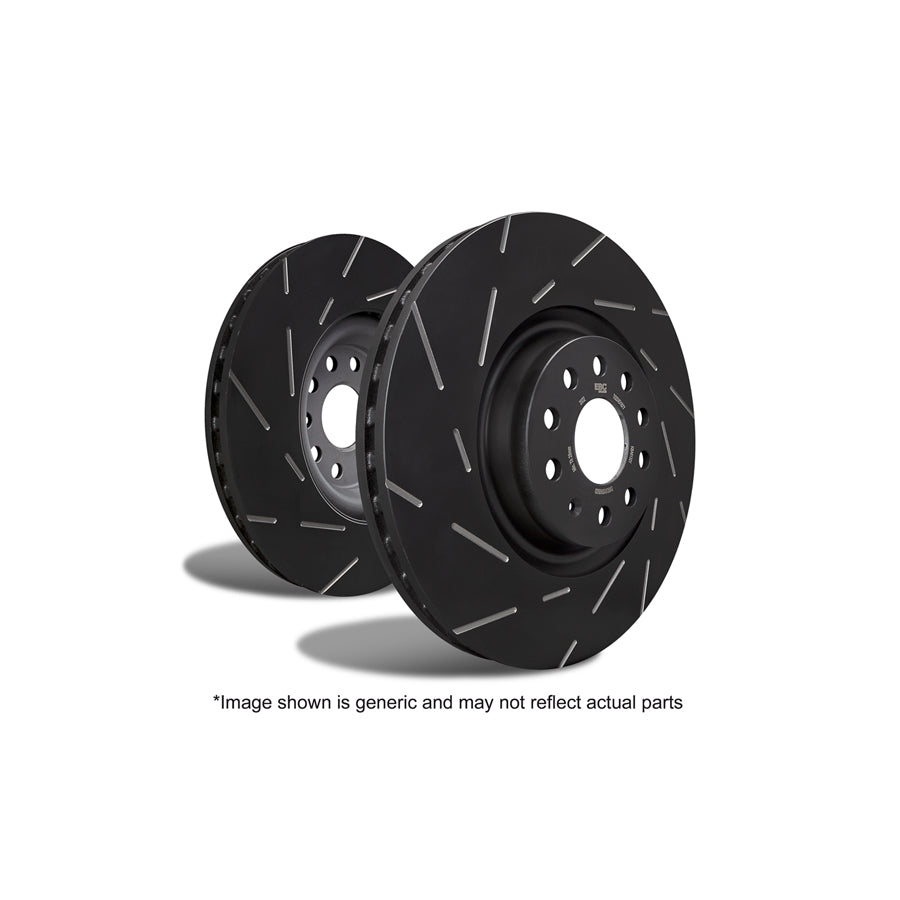 EBC PD08KR313 Seat VW Yellowstuff Rear Brake Pad & USR Disc Kit - Girling/TRW Caliper 3 | ML Performance UK Car Parts