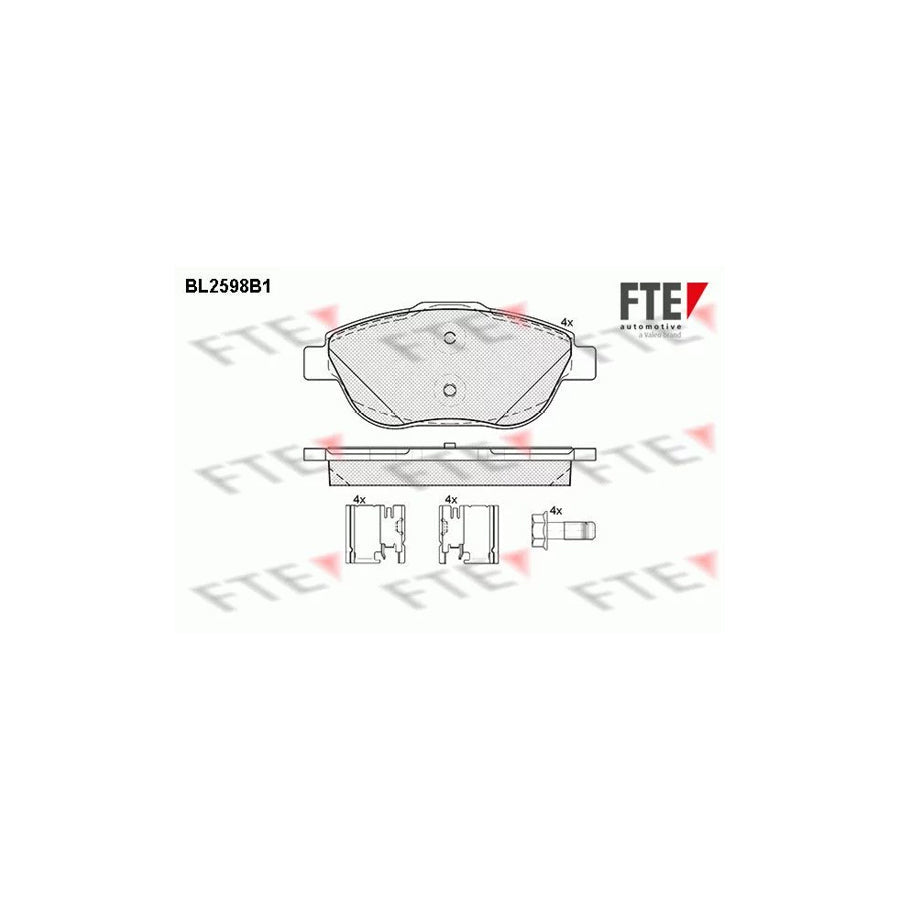 FTE Bl2598B1 Brake Pad Set