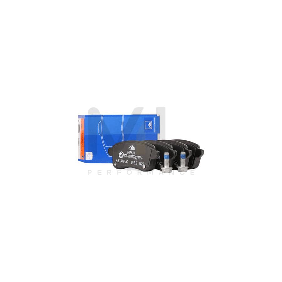 ATE 13.0460-2624.2 Brake pad set excl. wear warning contact, not prepared for wear indicator, with brake caliper screws