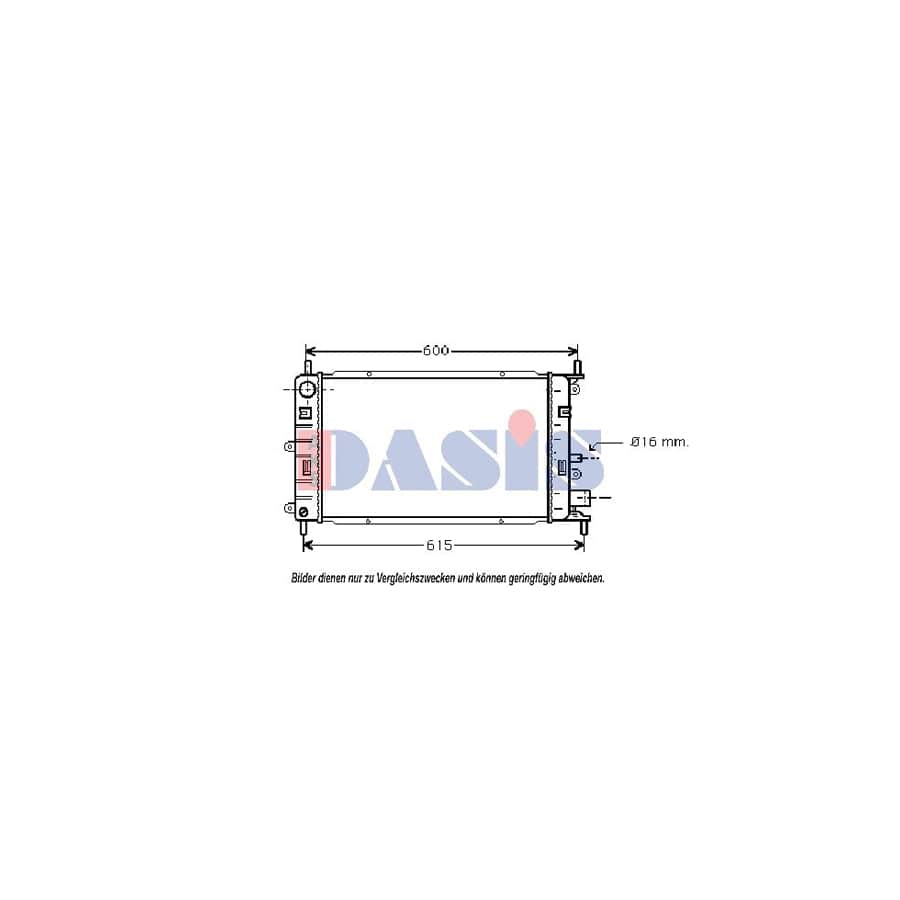 AKS Dasis 090067N Engine Radiator