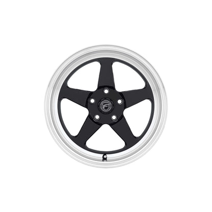 Forgestar F09170088P38 17x10 D5 Drag Standard 5x139.7 ET38 BS7 Gloss Black Machined Drag Racing Wheel