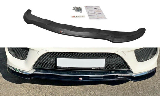 Maxton Design ME-GLE-166-AMGLINE-FD1T Front Splitter V.1 Mercedes Benz GLE-Class W166 AMG-Line | ML Performance UK Car Parts