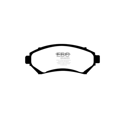 EBC PD01KF299 Chevrolet Pontiac Greenstuff Front Brake Pad & Plain Disc Kit  (Inc. Trans Sport & Grand Prix) 2 | ML Performance UK Car Parts