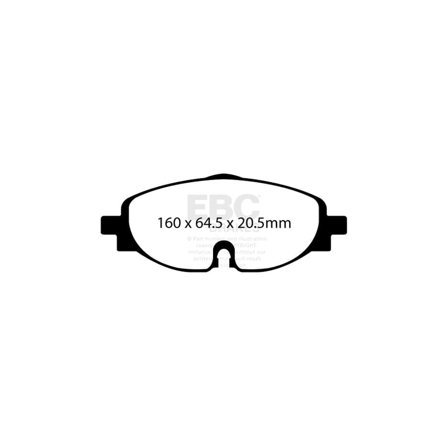 EBC PDKF1804 Skoda Octavia (5E) Ultimax Front Brake Pad & Plain Disc Kit - TRW Caliper 2 | ML Performance UK Car Parts