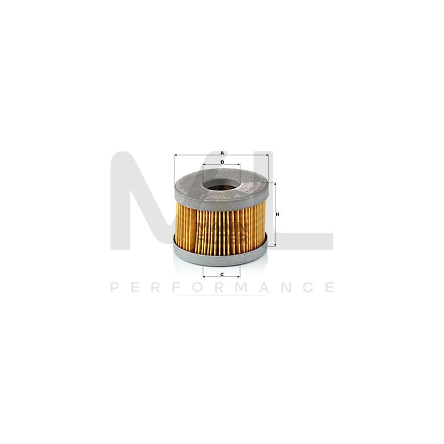 MANN-FILTER P 65/1 x Fuel filter with seal