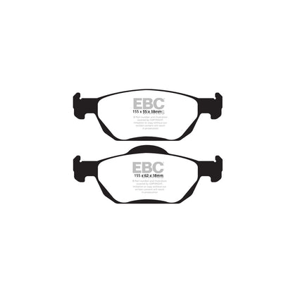 EBC PD13KF802 Honda Accord Yellowstuff Front Brake Pad & GD Disc Kit 2 | ML Performance UK Car Parts
