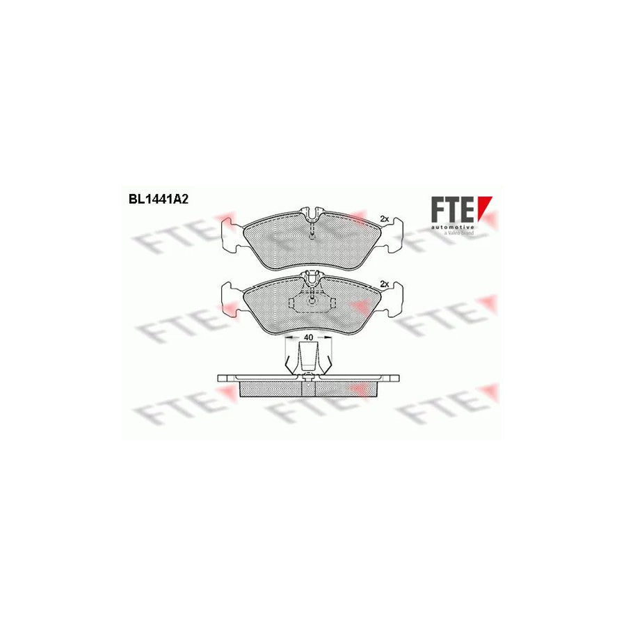 FTE 9010193 Brake Pad Set for VW Lt