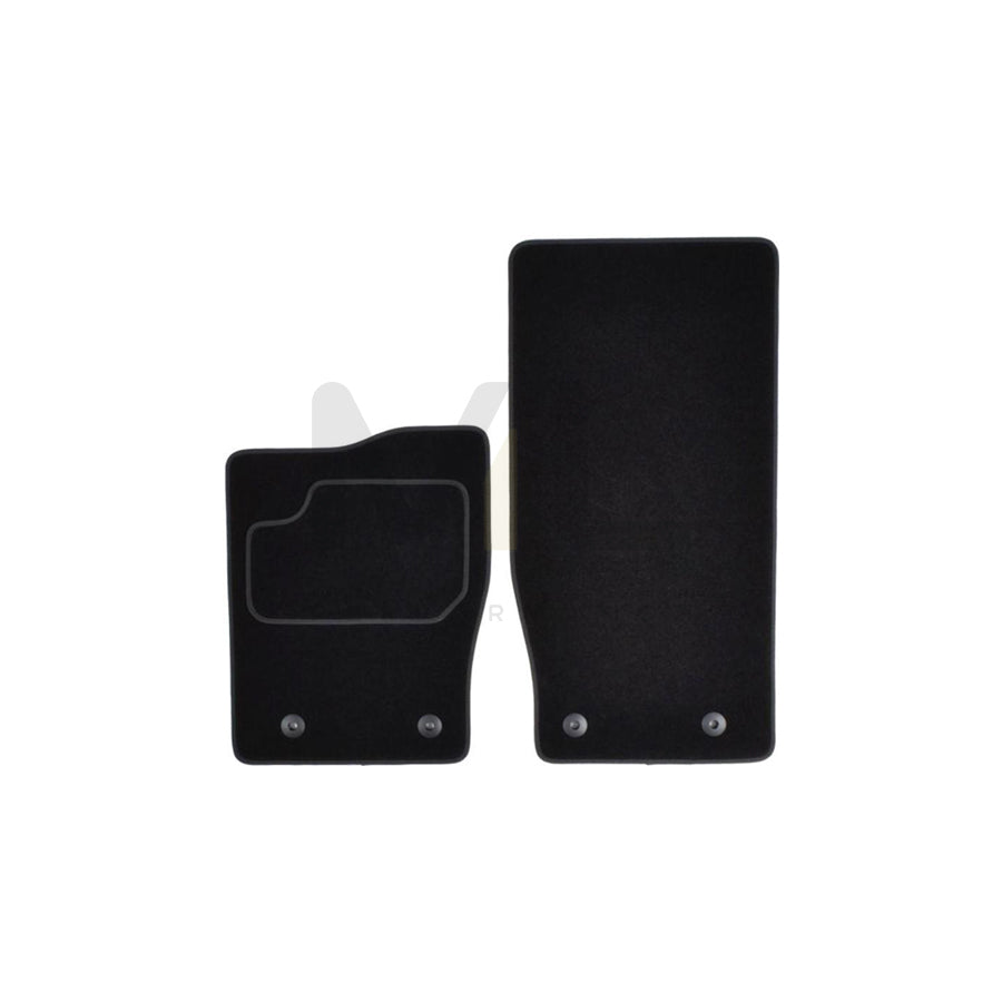 MAMMOOTH A041 JAG73 PRM 01 Floor mat set for JAGUAR F-Type Coupe (X152) Textile, Front, Quantity: 2, Black