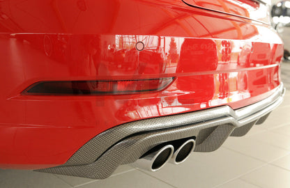 Rieger 00099614 Audi 8V A3 Rear Diffuser 3 | ML Performance UK Car Parts