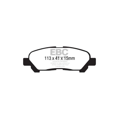 EBC PDKR980 Toyota Highlander Ultimax Rear Brake Pad & Plain Disc Kit 2 | ML Performance UK Car Parts