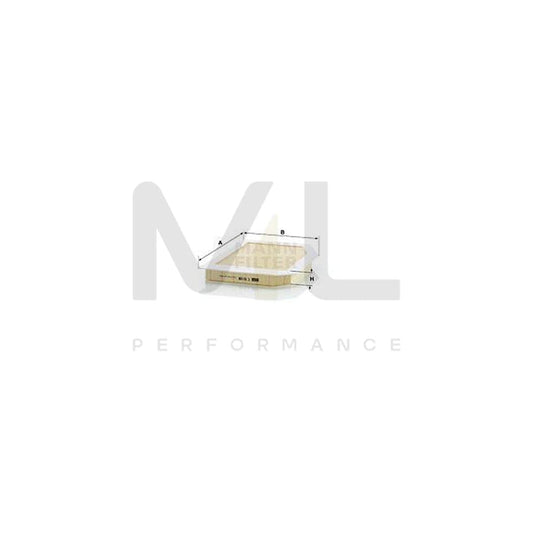 MANN-FILTER C 33 106 Air Filter for PORSCHE 911 Filter Insert