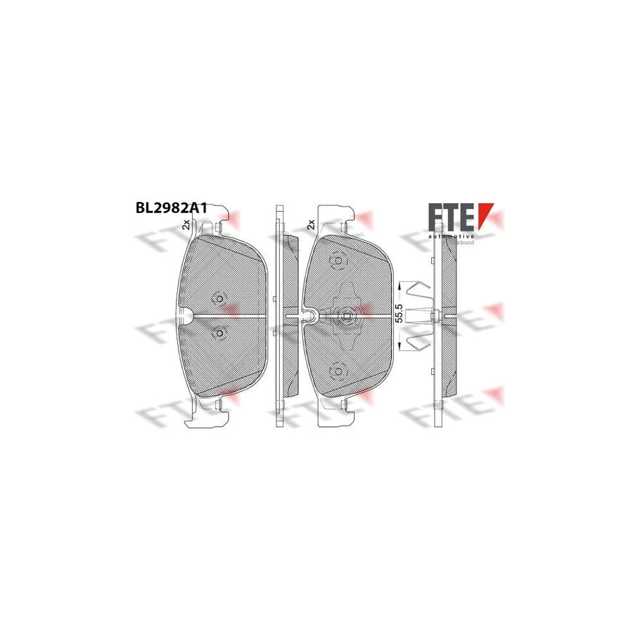FTE 9011228 Brake Pad Set