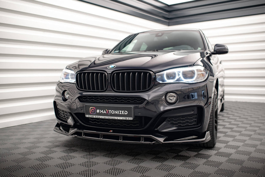 Maxton Design BMW X6 M-Pack F16 Front Splitter V.3