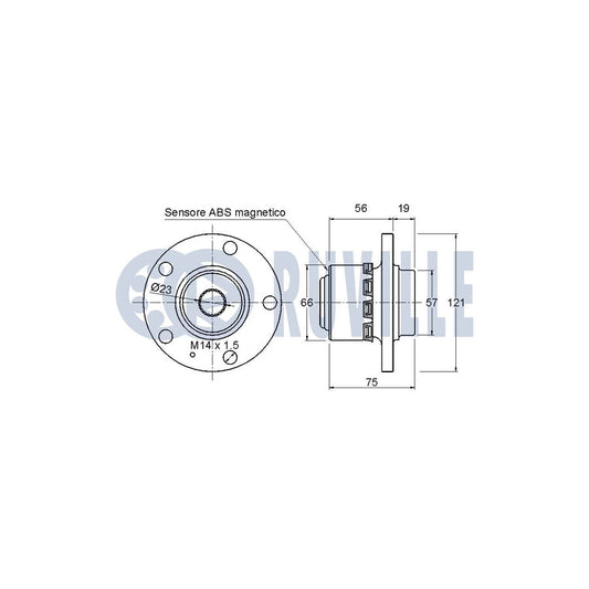 Ruville 985309 Control Arm / Trailing Arm Bush