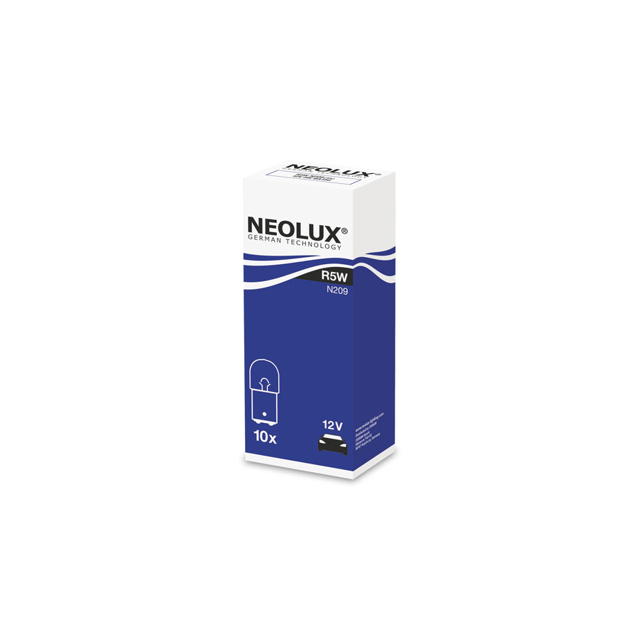 NEOLUX  N209 12v 5w BA15d (209) Trade pack of 10