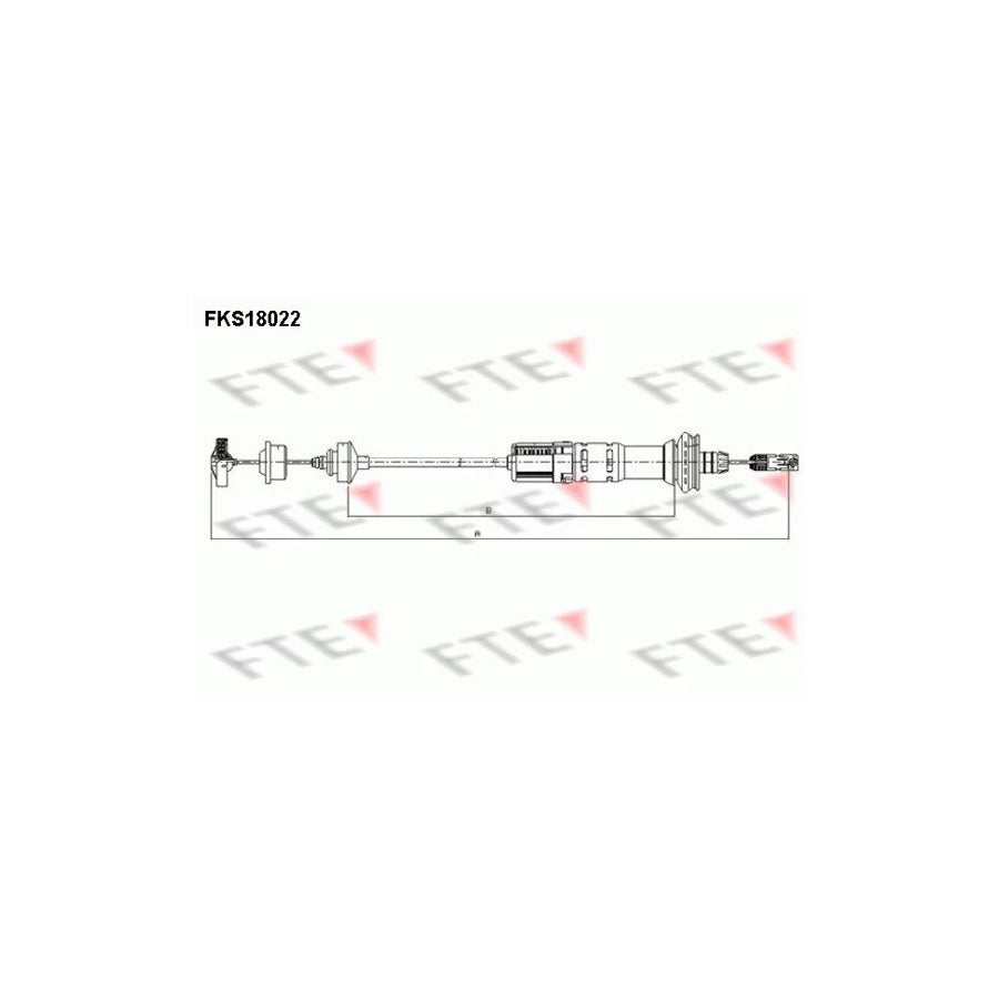 FTE 209E.527E.1.1 Brake Hose for Saab 900
