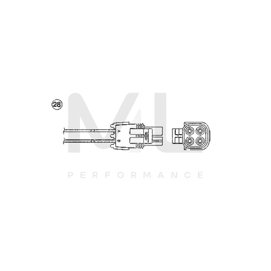 NTK Lambda Sensor / O2 Sensor (NGK 0167) - OZA83-R2 | ML Car Parts UK | ML Performance