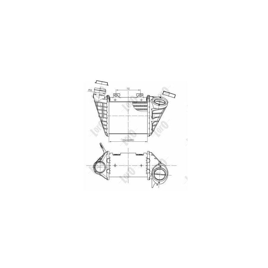 Abakus 0530180016 Intercooler