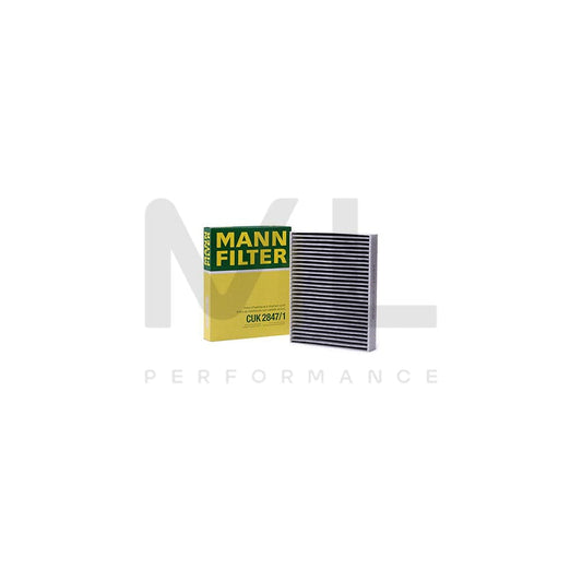 MANN-FILTER CUK 2847/1 Pollen filter Activated Carbon Filter