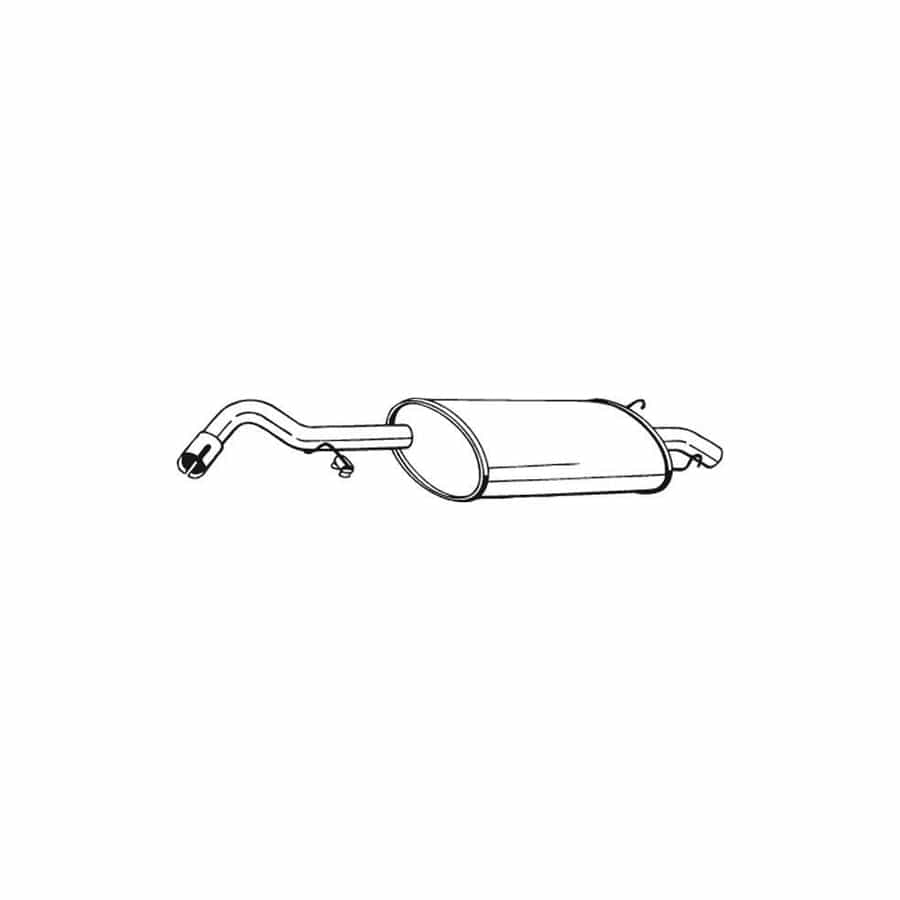 Bosal 154-127 Rear Silencer for Ford Escort