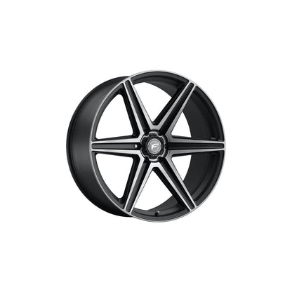 Forgestar F01240089P25 24x10 X6 Standard 6x135 ET25 BS6.5 Satin Black Machined - Double Dark Tint Truck & SUV Wheel