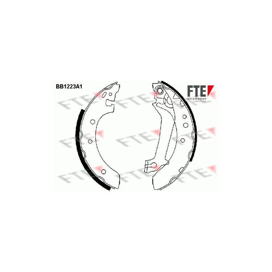 FTE 9100047 Brake Shoe Set